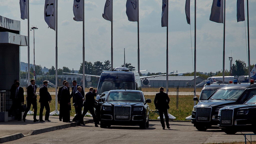 Cortege of Vladimir Putin