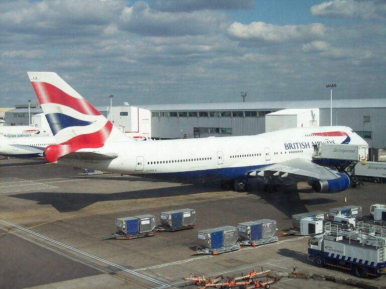 British Airways 747-400 ready to take me back to Vancouver