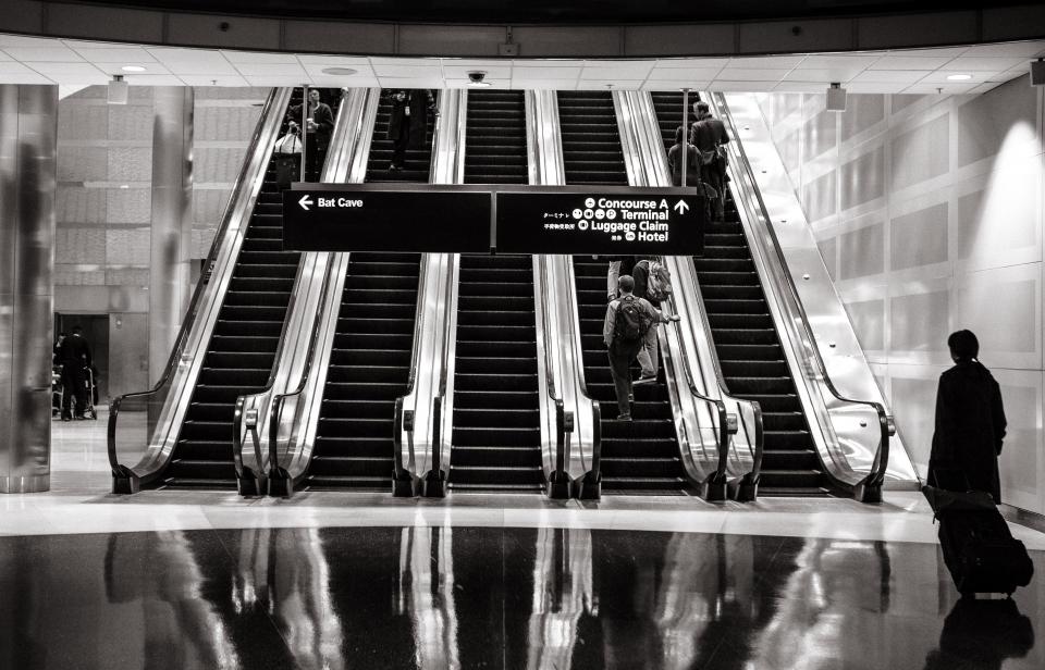 Airport Escalator